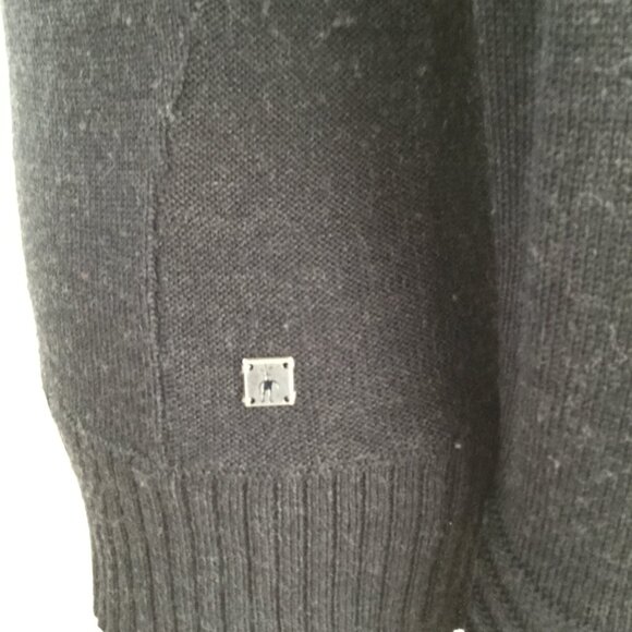 Smartwool Hayden Spires Charcoal Grey Merino Wool Turtleneck Top - Picture 7 of 12